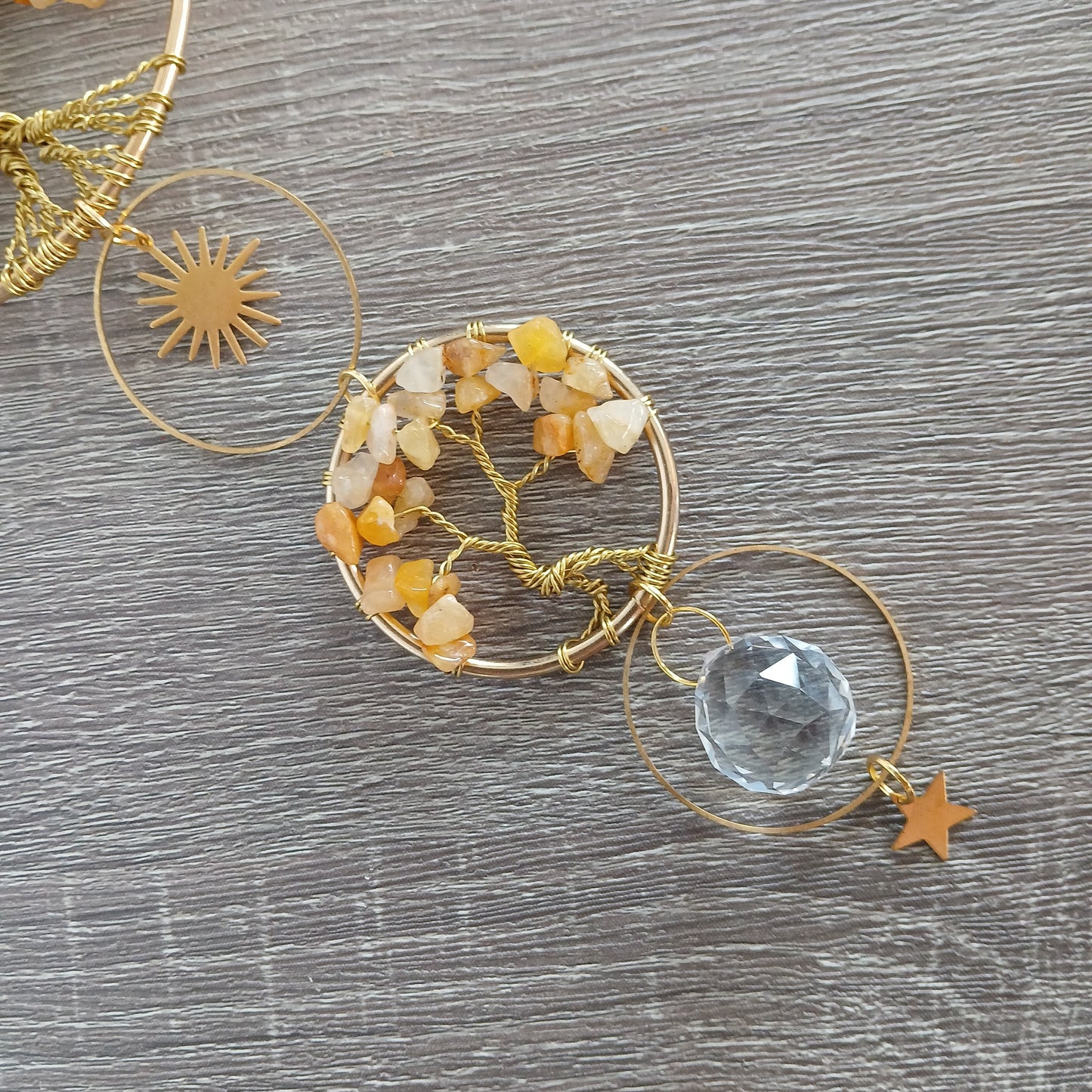Golden Jade Sun Catcher