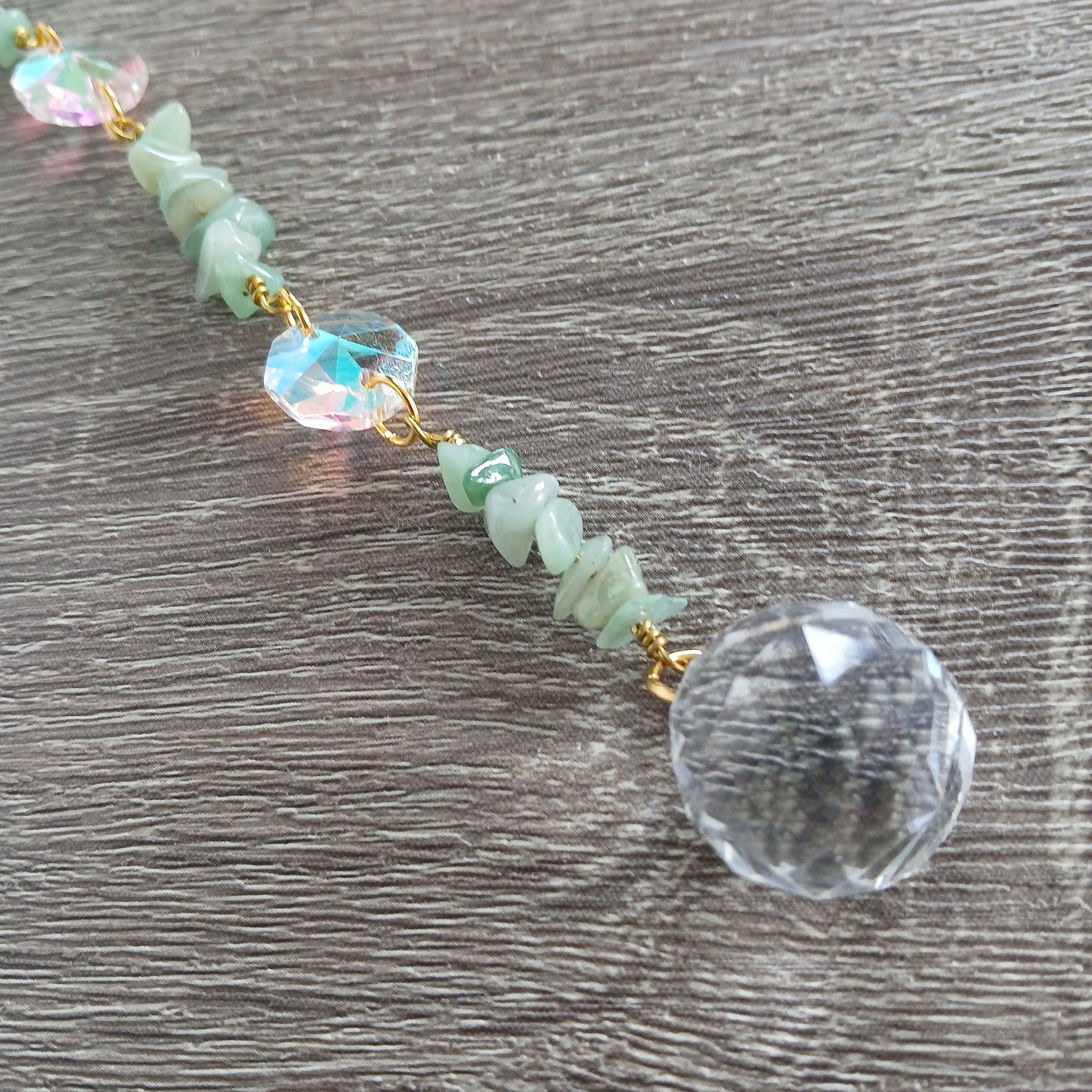 Green Aventurine Sun Catcher