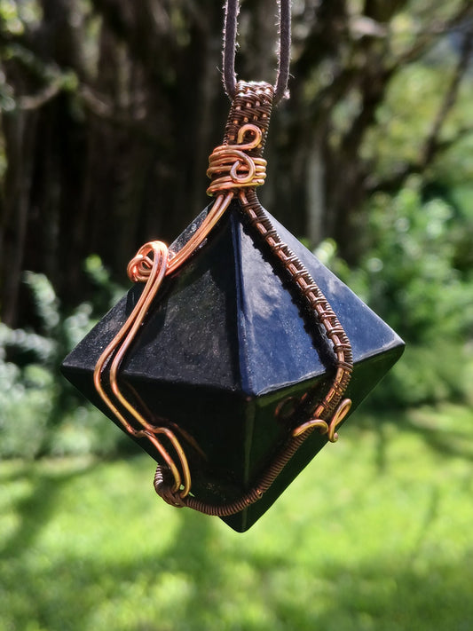 Shungite Pyramid Pendant