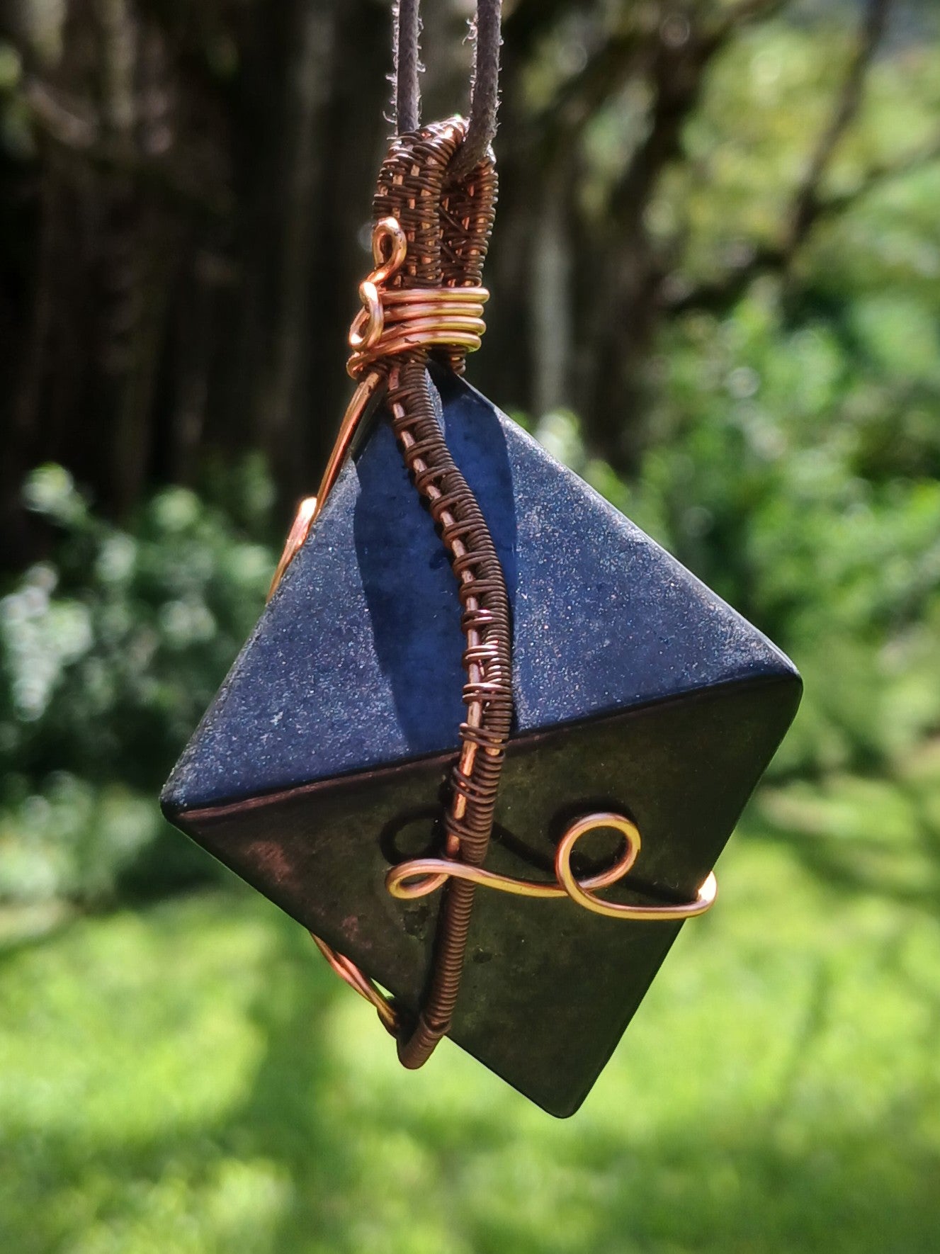 Shungite Pyramid Pendant