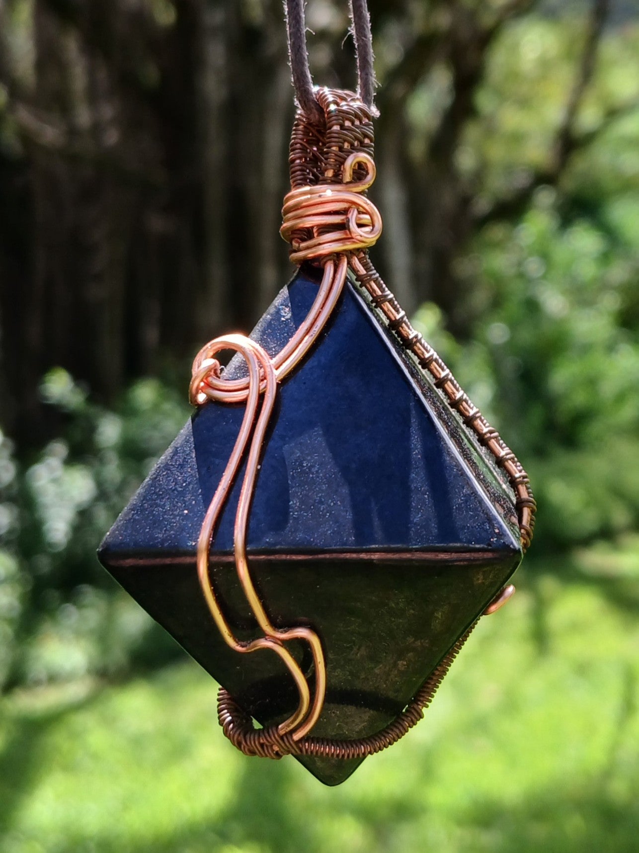 Shungite Pyramid Pendant