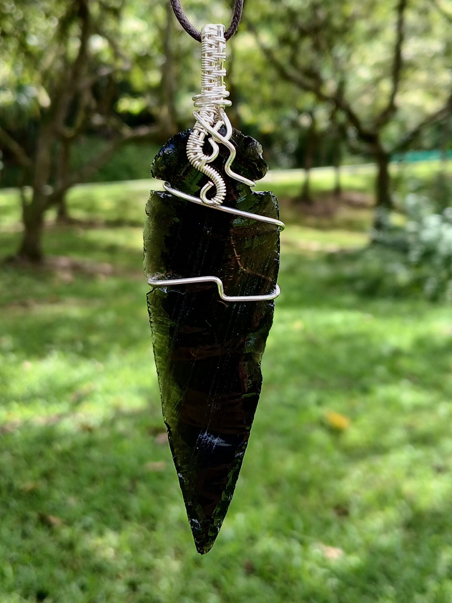 Black Obsidian Pendant