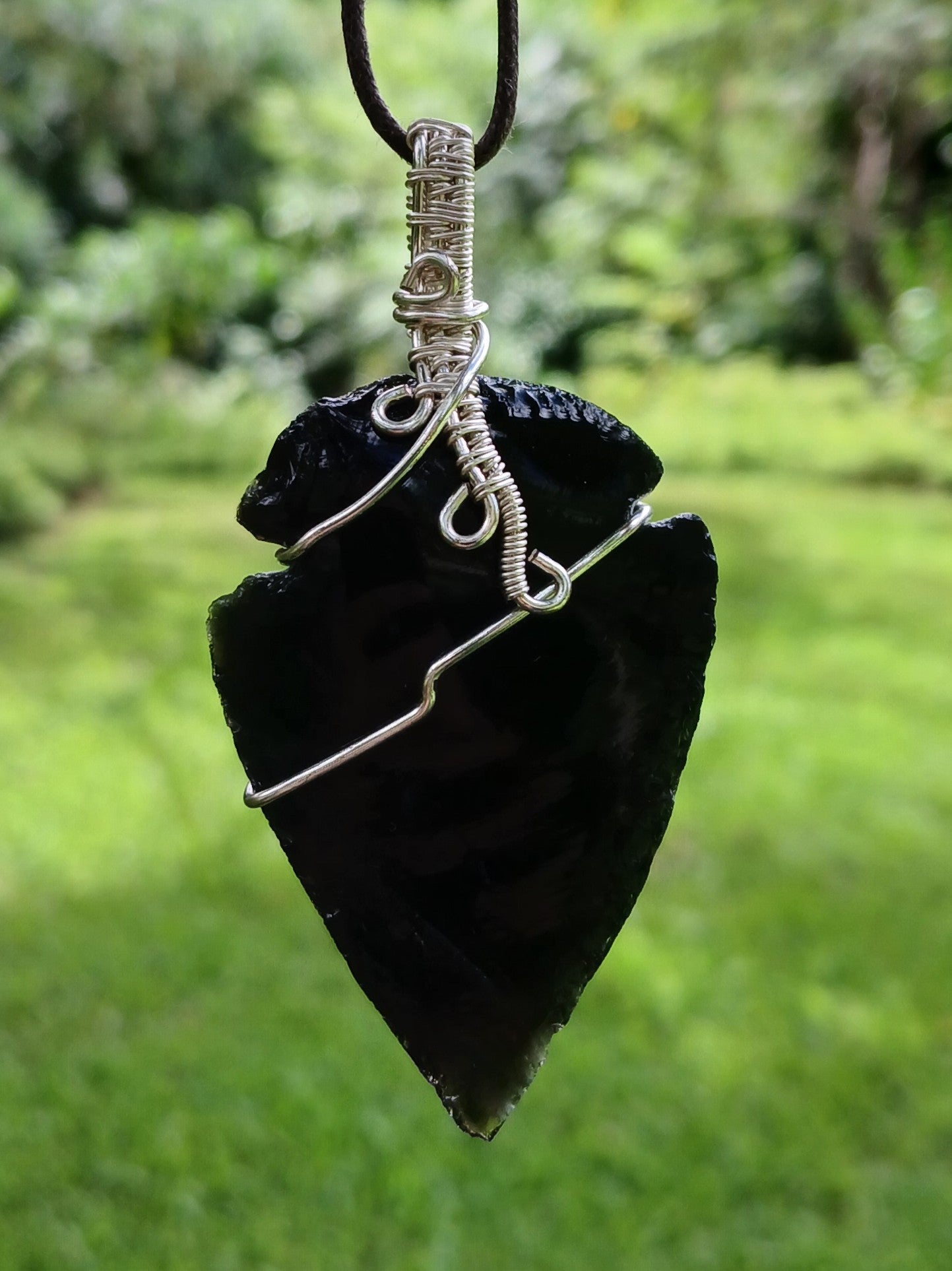 Black Obsidian Pendant