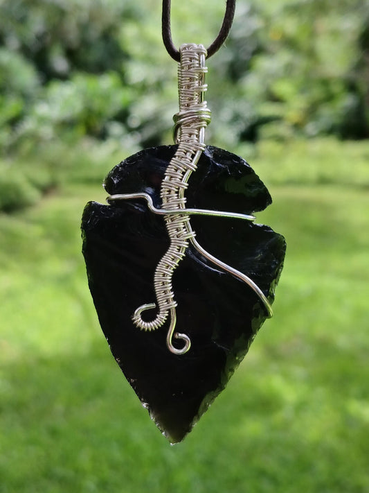 Black Obsidian Pendant