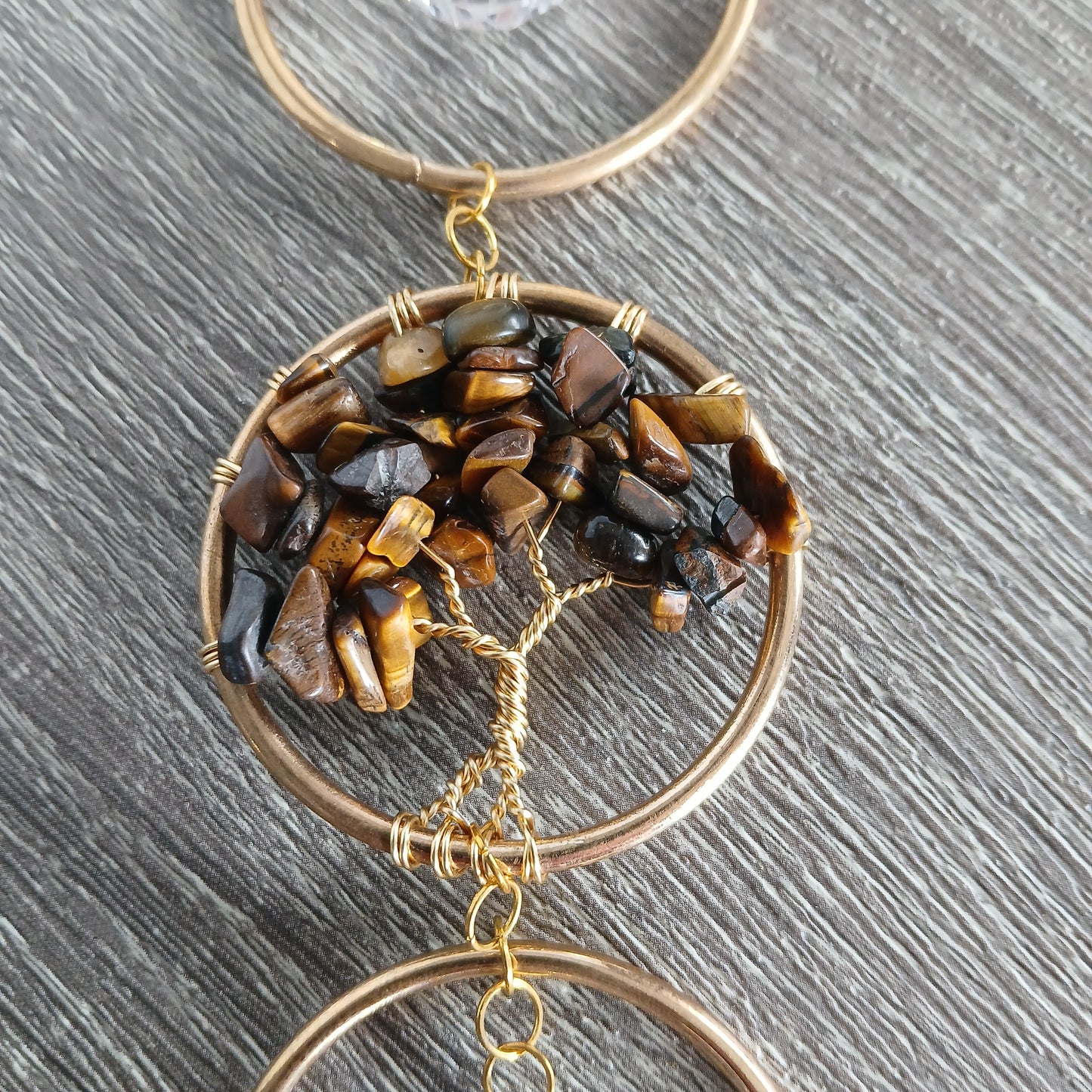 Tiger's Eye Sun Catcher