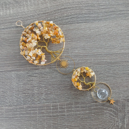 Golden Jade Sun Catcher