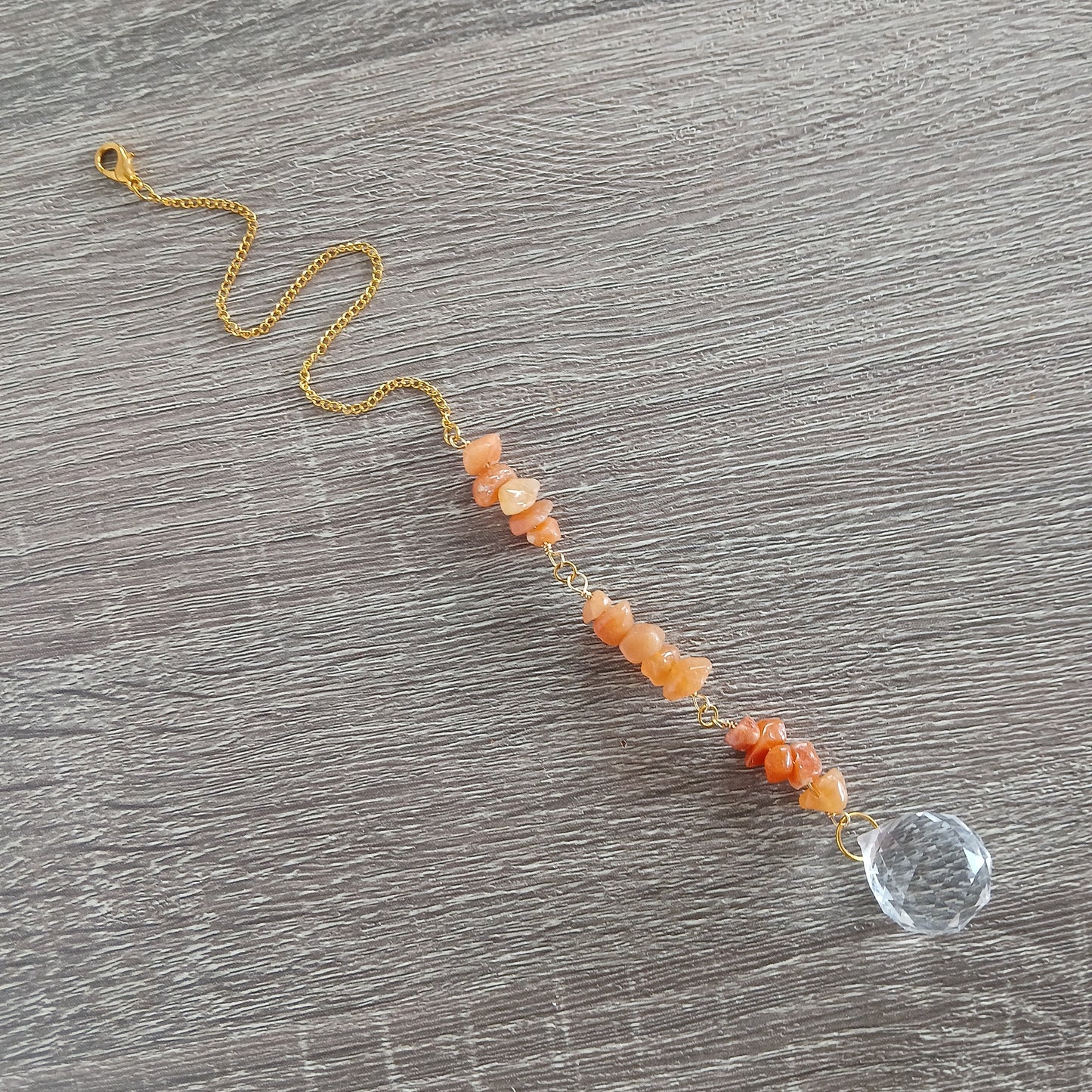 Orange Aventurine Sun Catcher