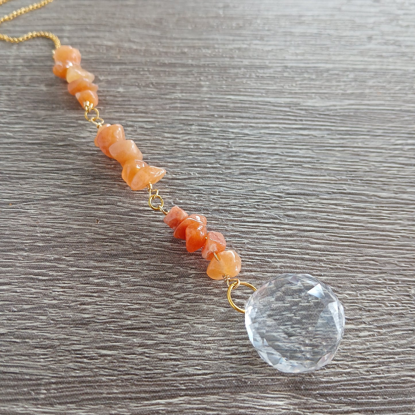 Orange Aventurine Sun Catcher