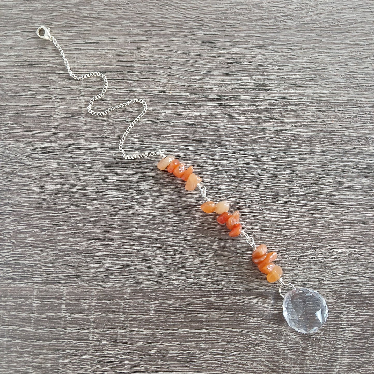 Orange Aventurine Sun Catcher