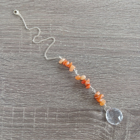 Orange Aventurine Sun Catcher