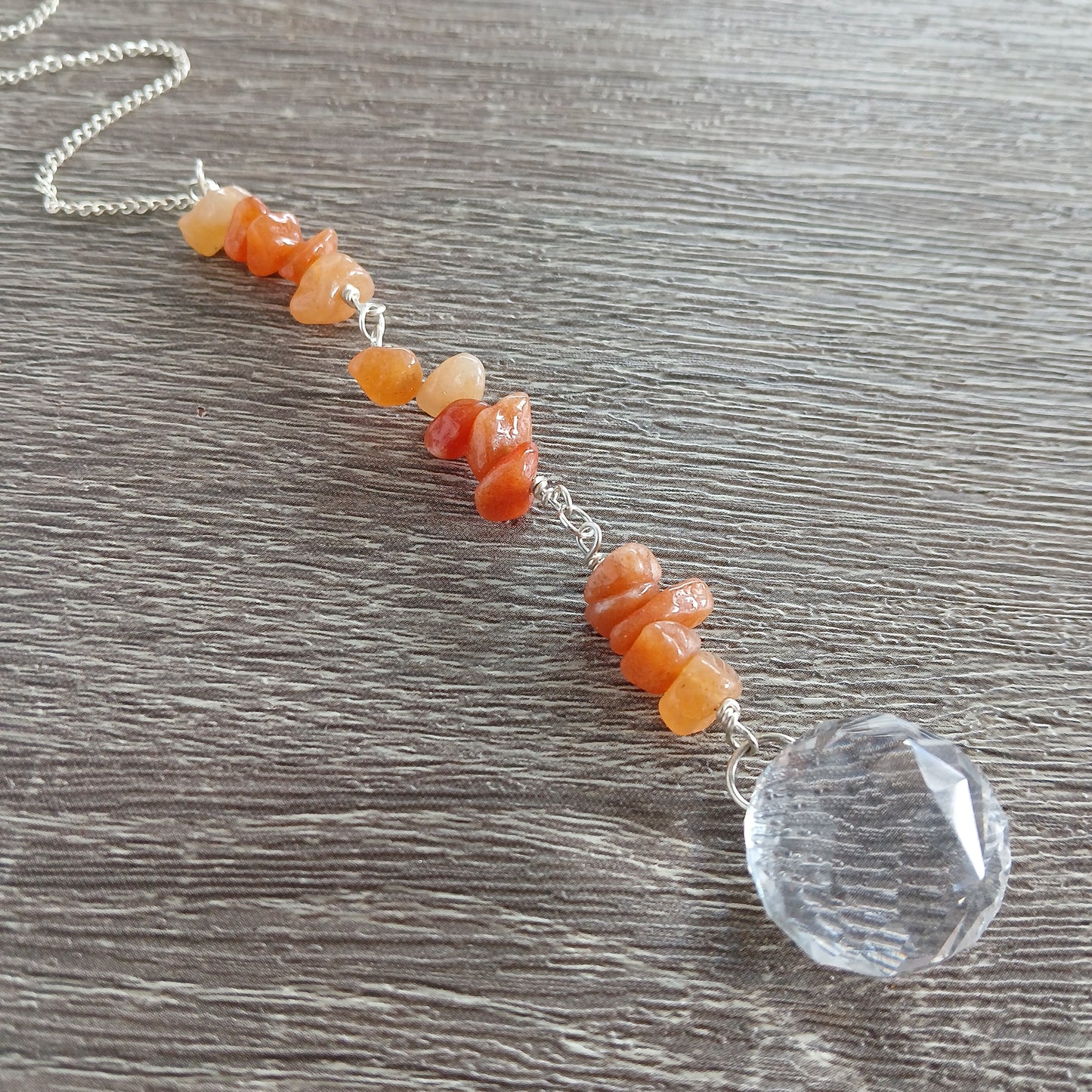 Orange Aventurine Sun Catcher