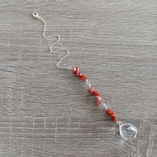 Red Jasper Sun Catcher