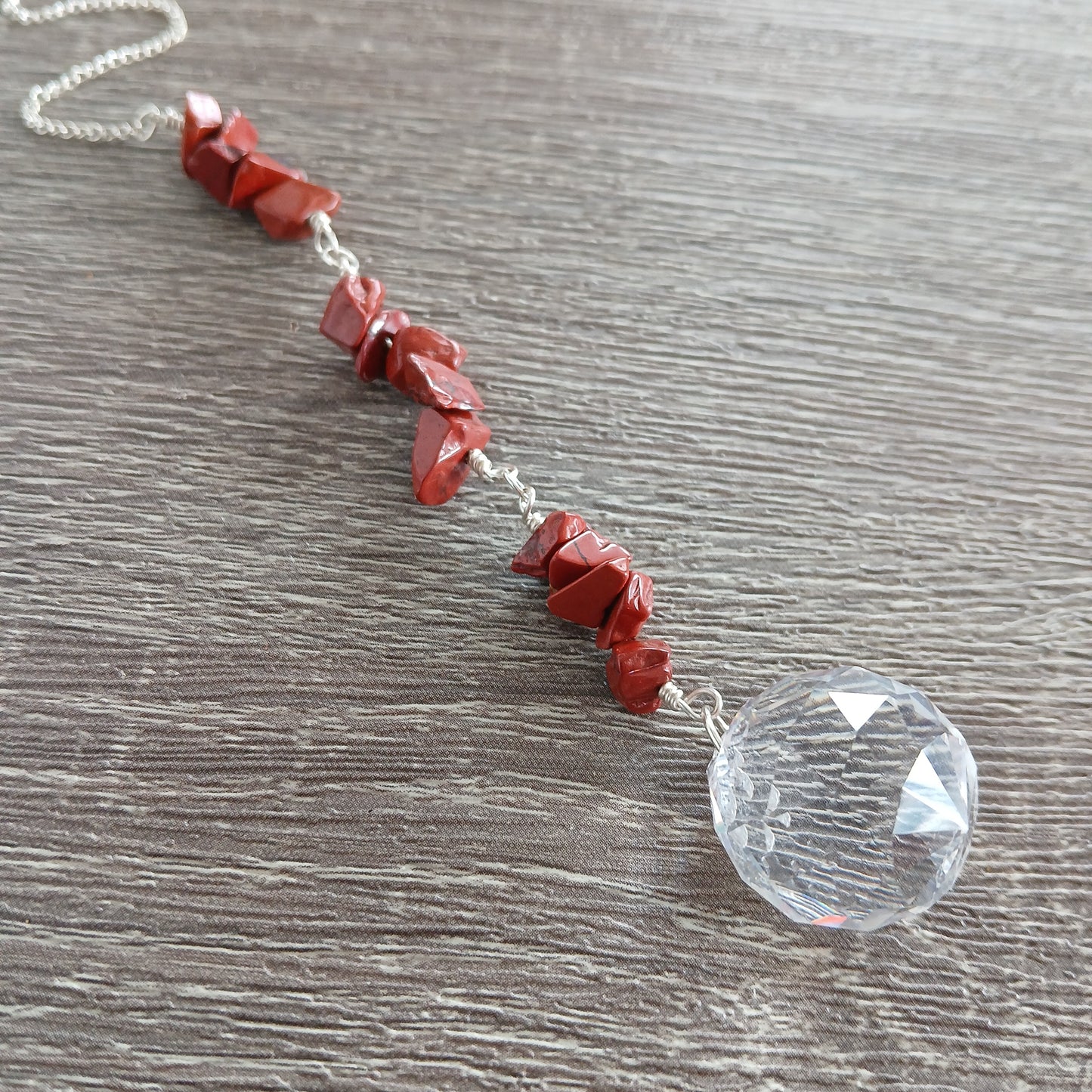 Red Jasper Sun Catcher