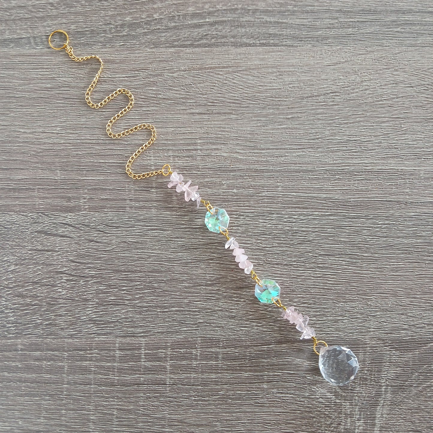 Rose Quartz Sun Catcher