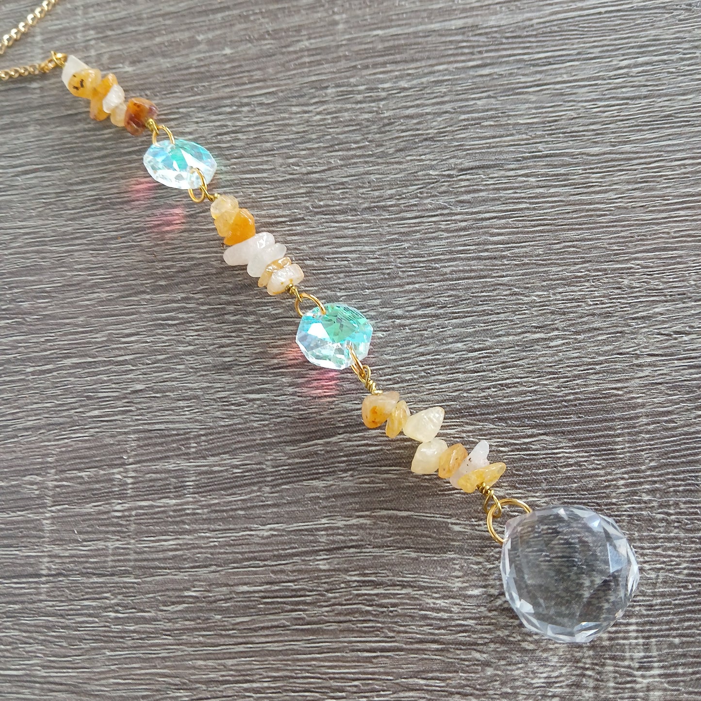 Golden Jade Sun Catcher