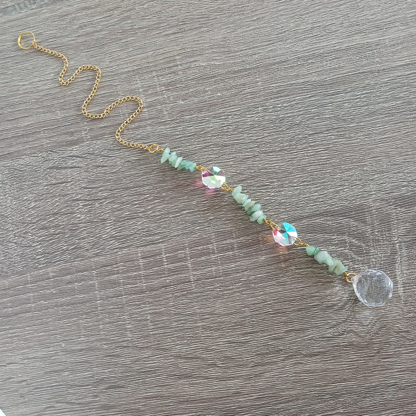 Green Aventurine Sun Catcher
